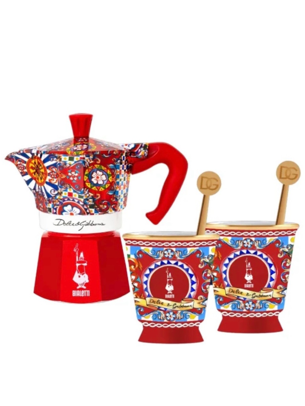 Dolce & Gabbana Bialetti Moka Express art-déco coffee maker set (62g)
